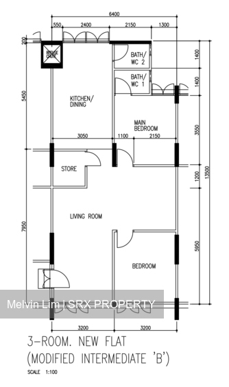 Blk 109 Bedok North Road (Bedok), HDB 3 Rooms #200019952